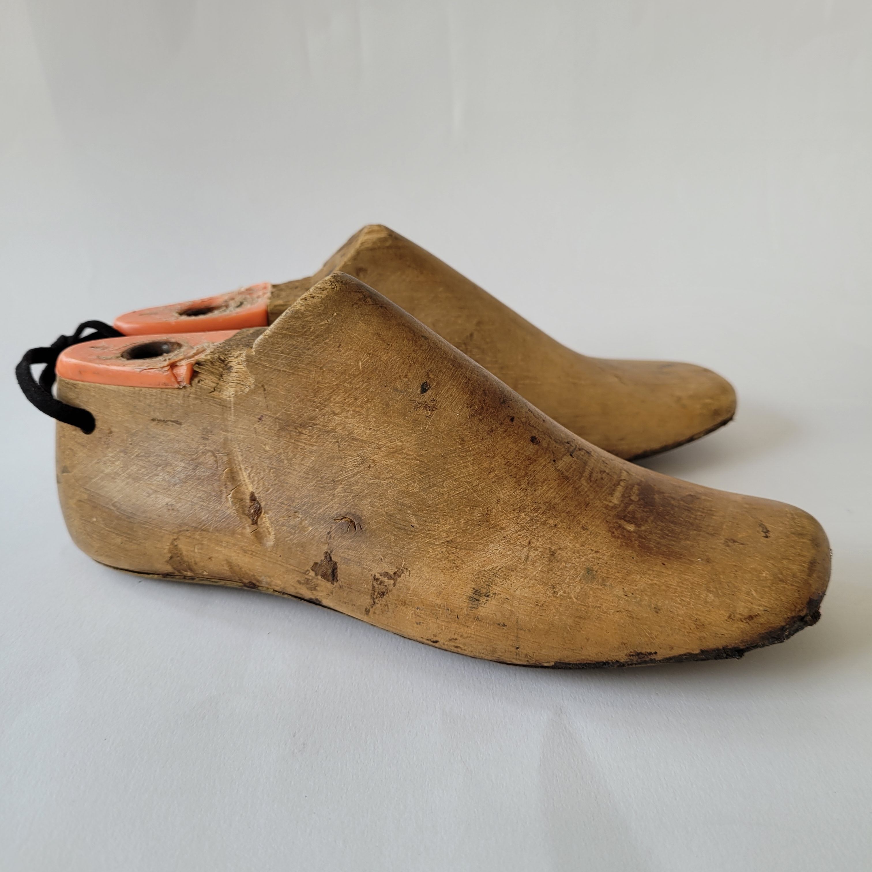 Pair of ancient wooden shapes