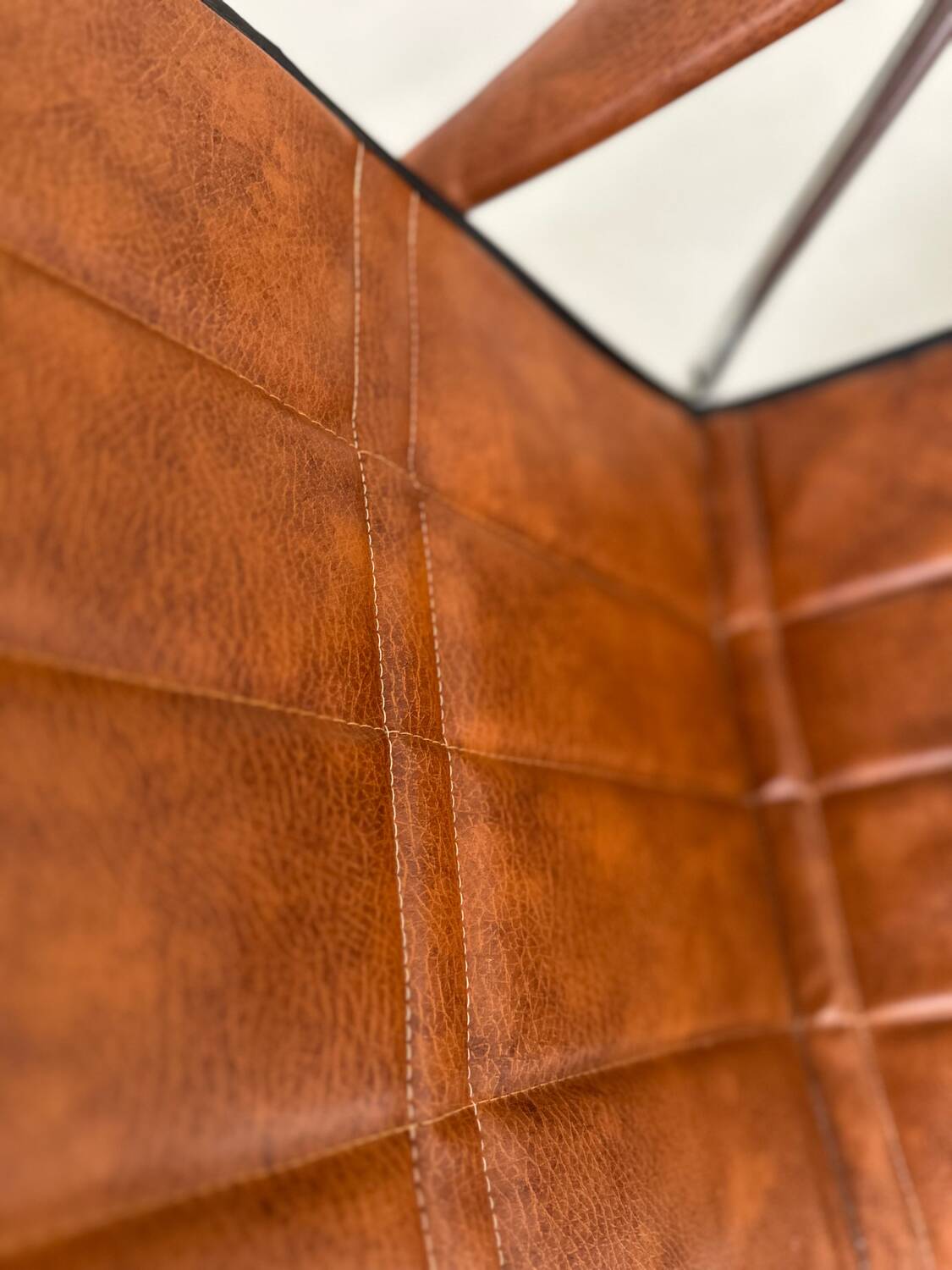 Authentic vintage reclining armchair