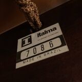 Rare set by JEAN GILLON, TIJUCA salon - 5 pieces - rosewood & leather