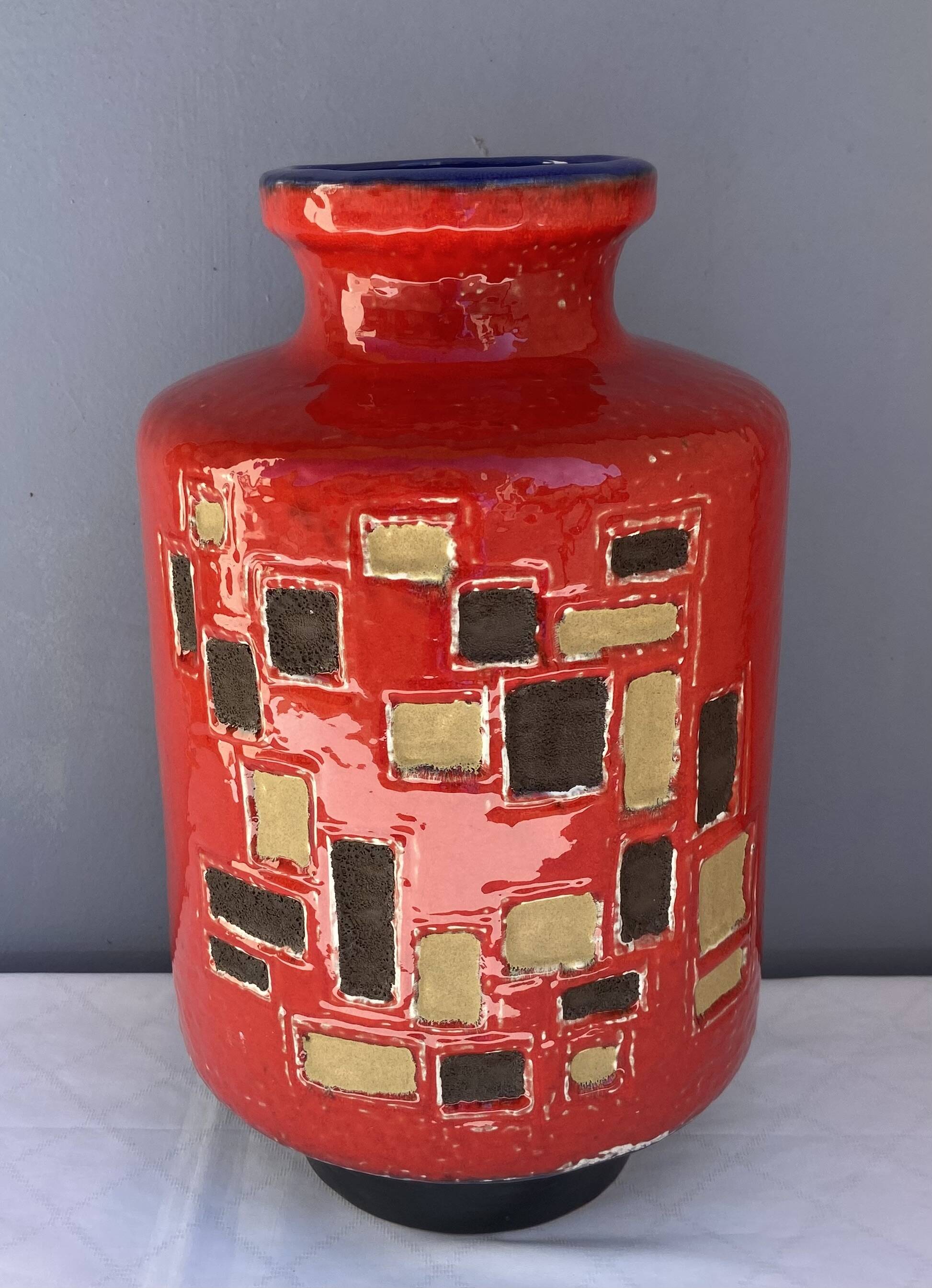 West Germany XL ceramic vase