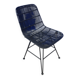 Black Rattan Chair - Hkliving