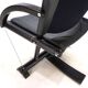 Fauteuil lounge en cuir Weishäupl Werkstätten String, 1980