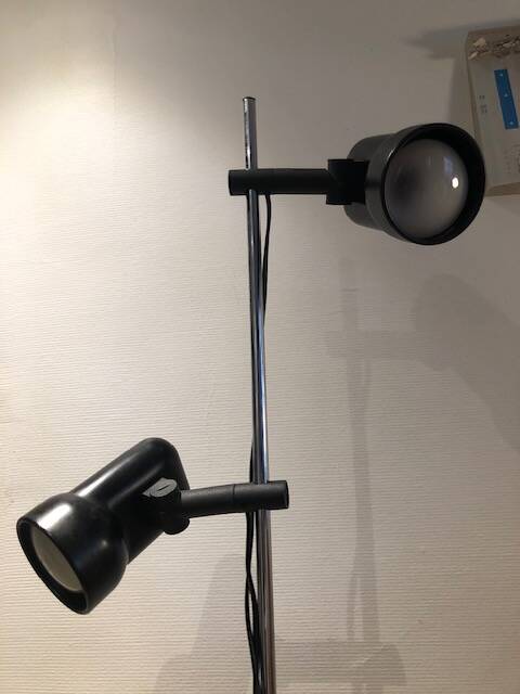 Lampadaire modulable à 2 spots, Allemagne années 70
