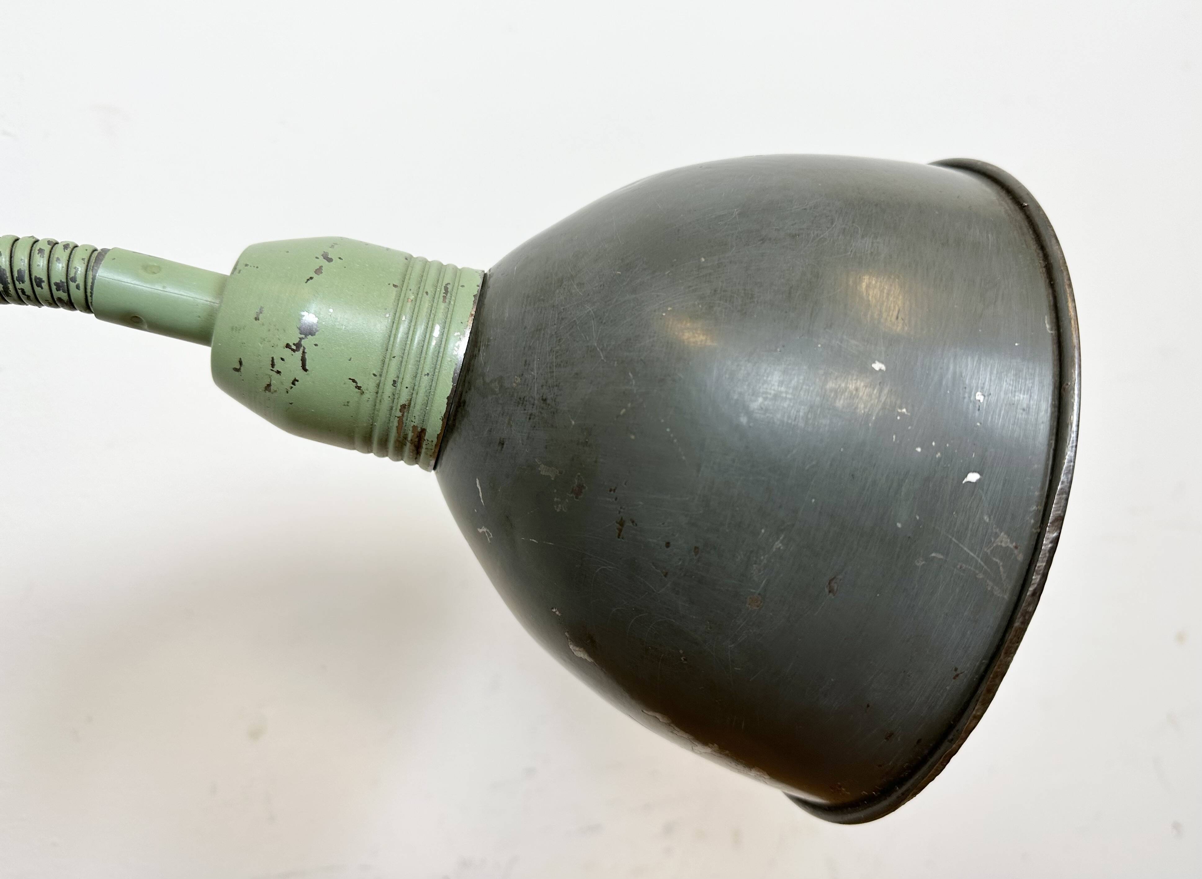 Lampe de Bureau Industrielle à Col de Cygne de Instala Děčín, 1960s