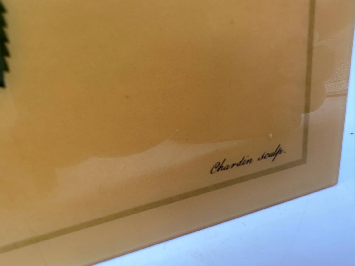 Vintage pink lithograph