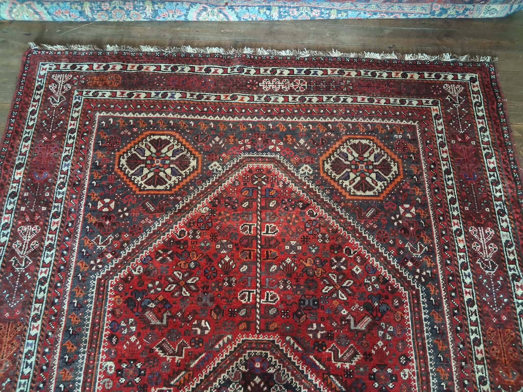 Tapis Persan Qashqaï fait main 316x220cm