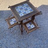Bamboo earthenware table