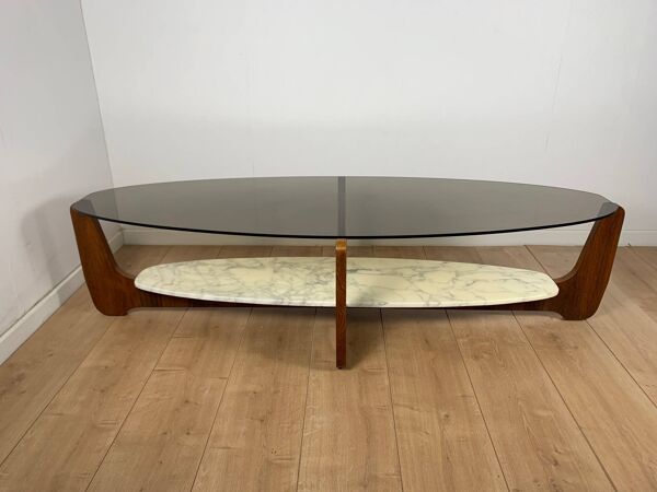 Table basse par Hugues Poignant, 1960/70, France