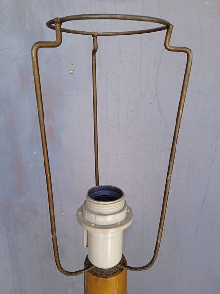 Brutalist beaten iron floor lamp ep 1940/50