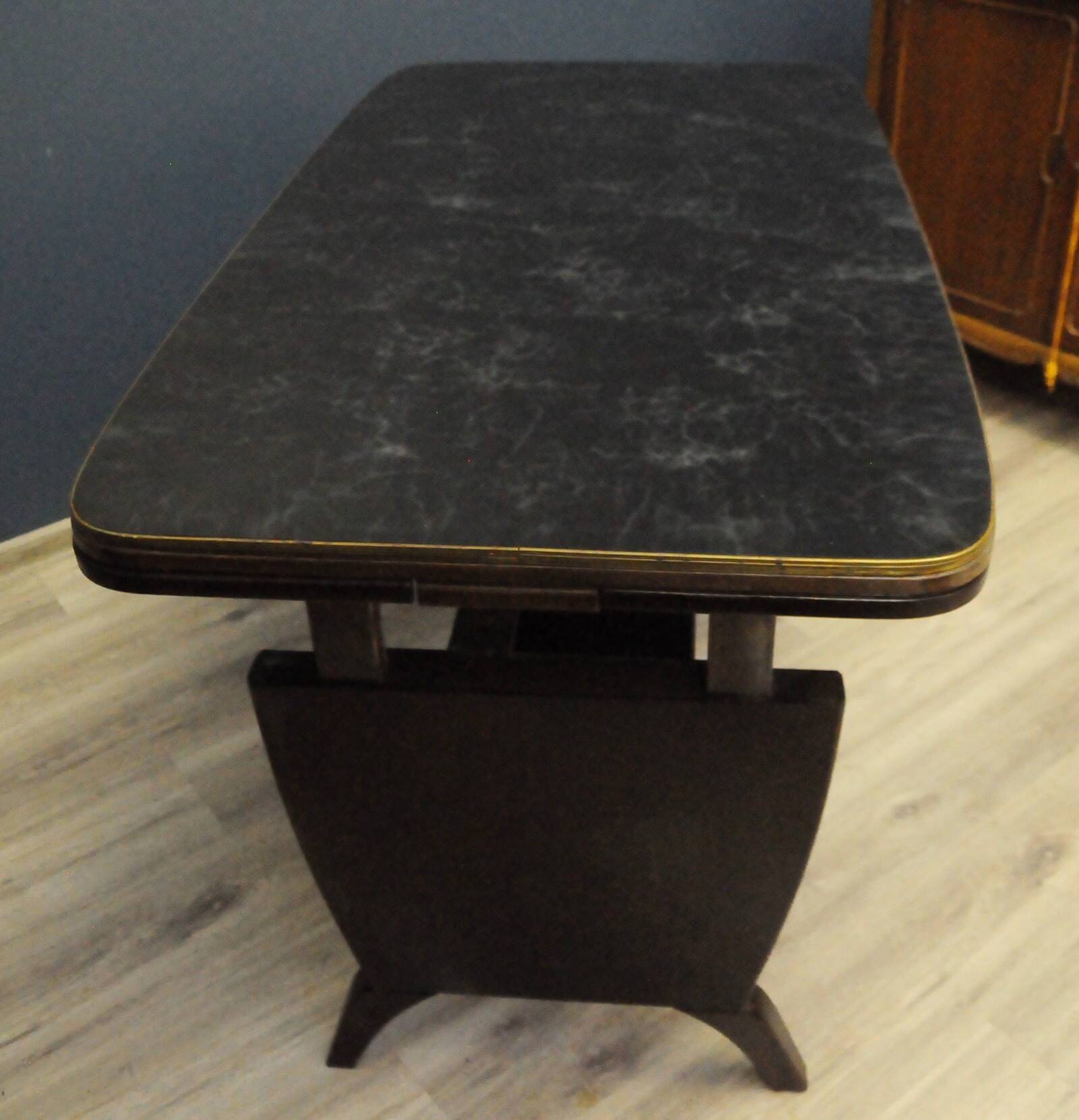 Table extensible avec plateau en marbre, Danemark 1930