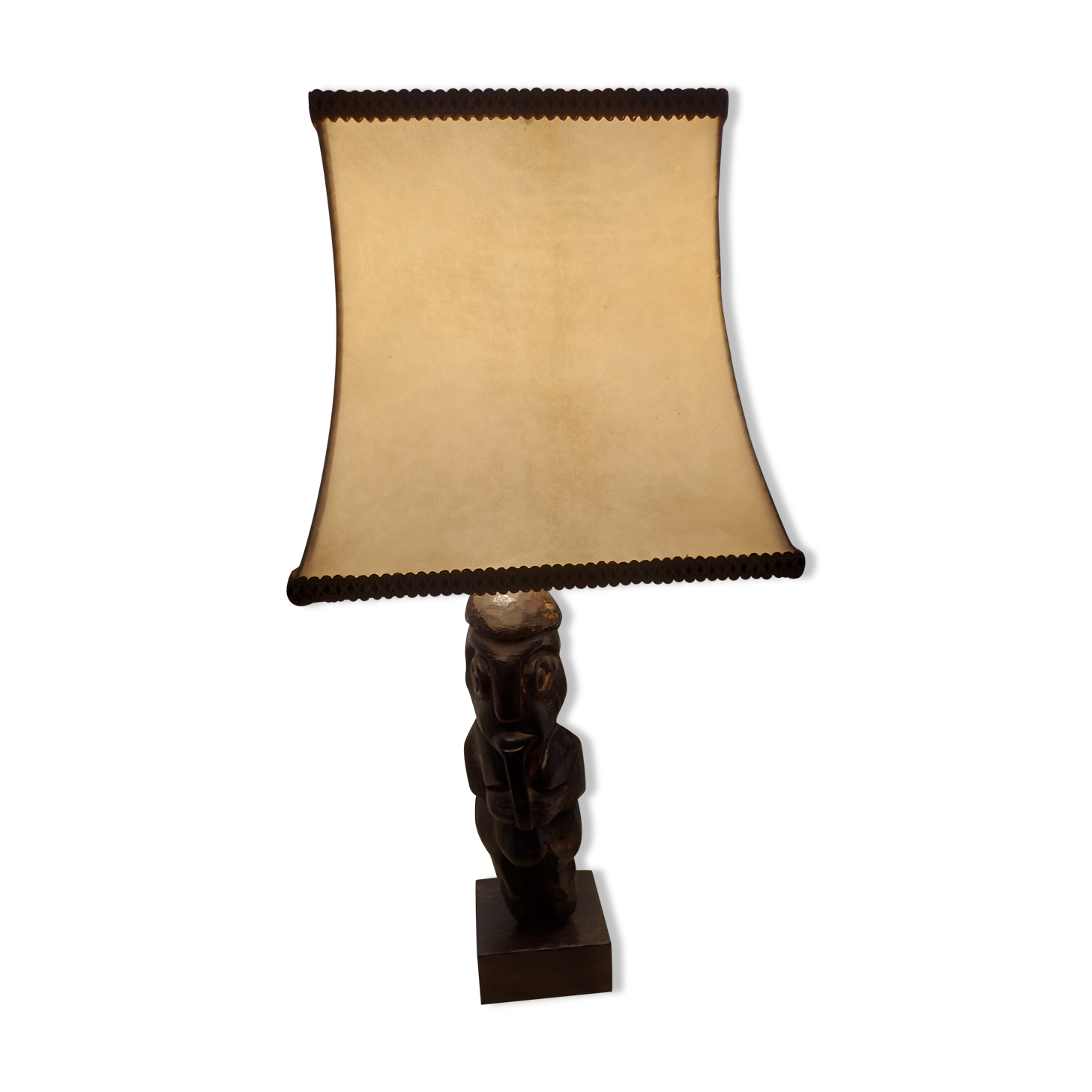 Vintage ethnic lamp of the 50's years