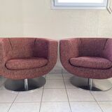 2 “Tulip” armchairs by Jeffrey Bernett for B&B Italia
