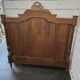 Antique oak headboard