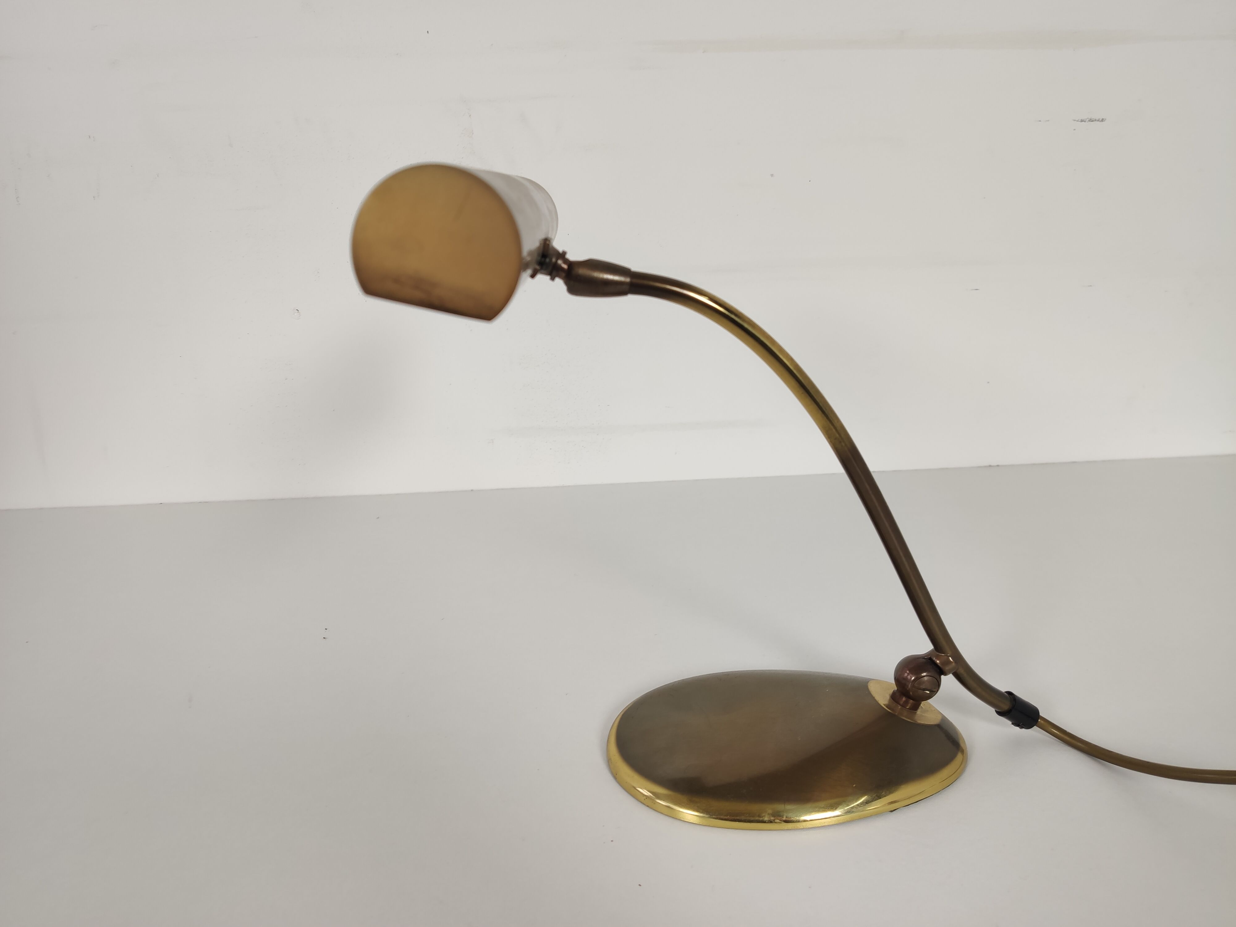 OMI DGBM 50/60s brass desk lamp