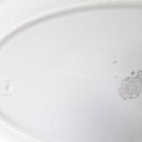 Oval Luneville porcelain dish (32.5x22.5cm) A1