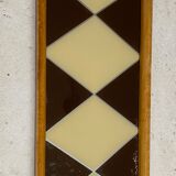 Art deco tray geometry patterns