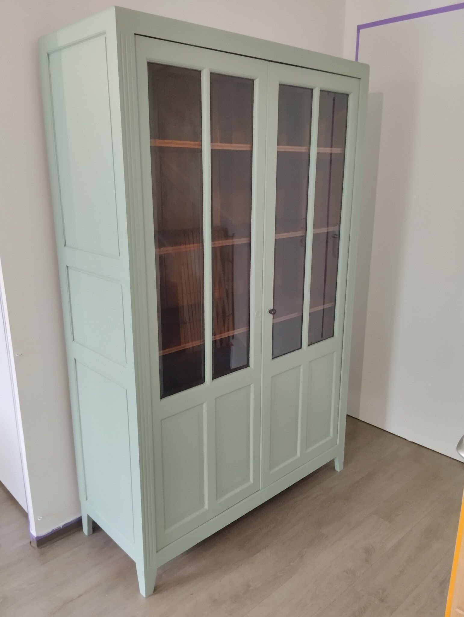 Parisian glass cabinet