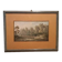 Old watercolour on paper from the early 19th century – landscape with aqueduct and bridge.
