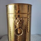 Vintage brass umbrella stand