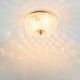 Large Mid-Century Bubble Glass Flush Mount/Ceiling Light by Helena Tynell for Limburg, Germany, 1960