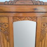 Art deco wardrobe, bonnetière, vintage furniture