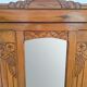 Art deco wardrobe, bonnetière, vintage furniture
