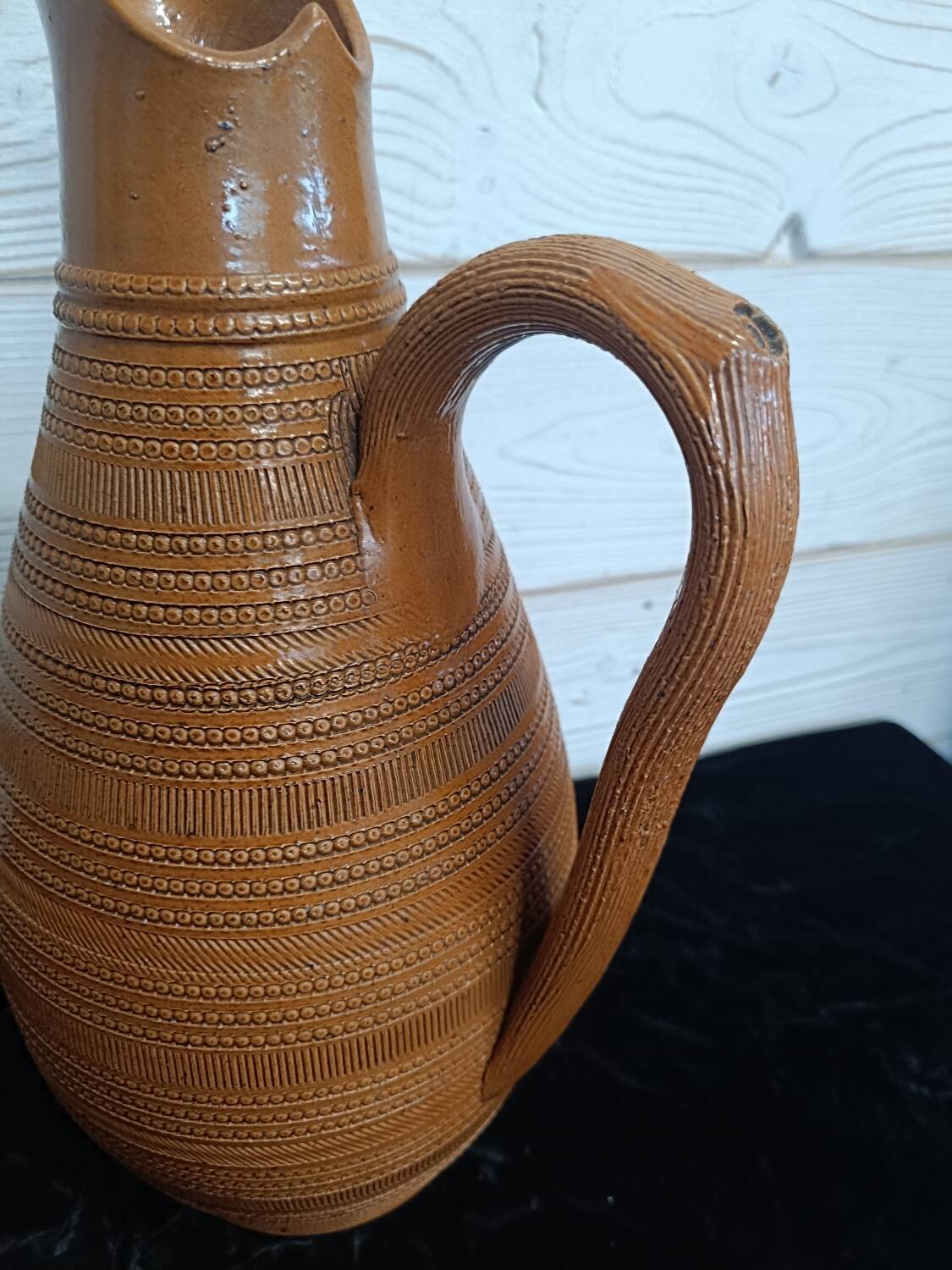 Terracotta pitcher