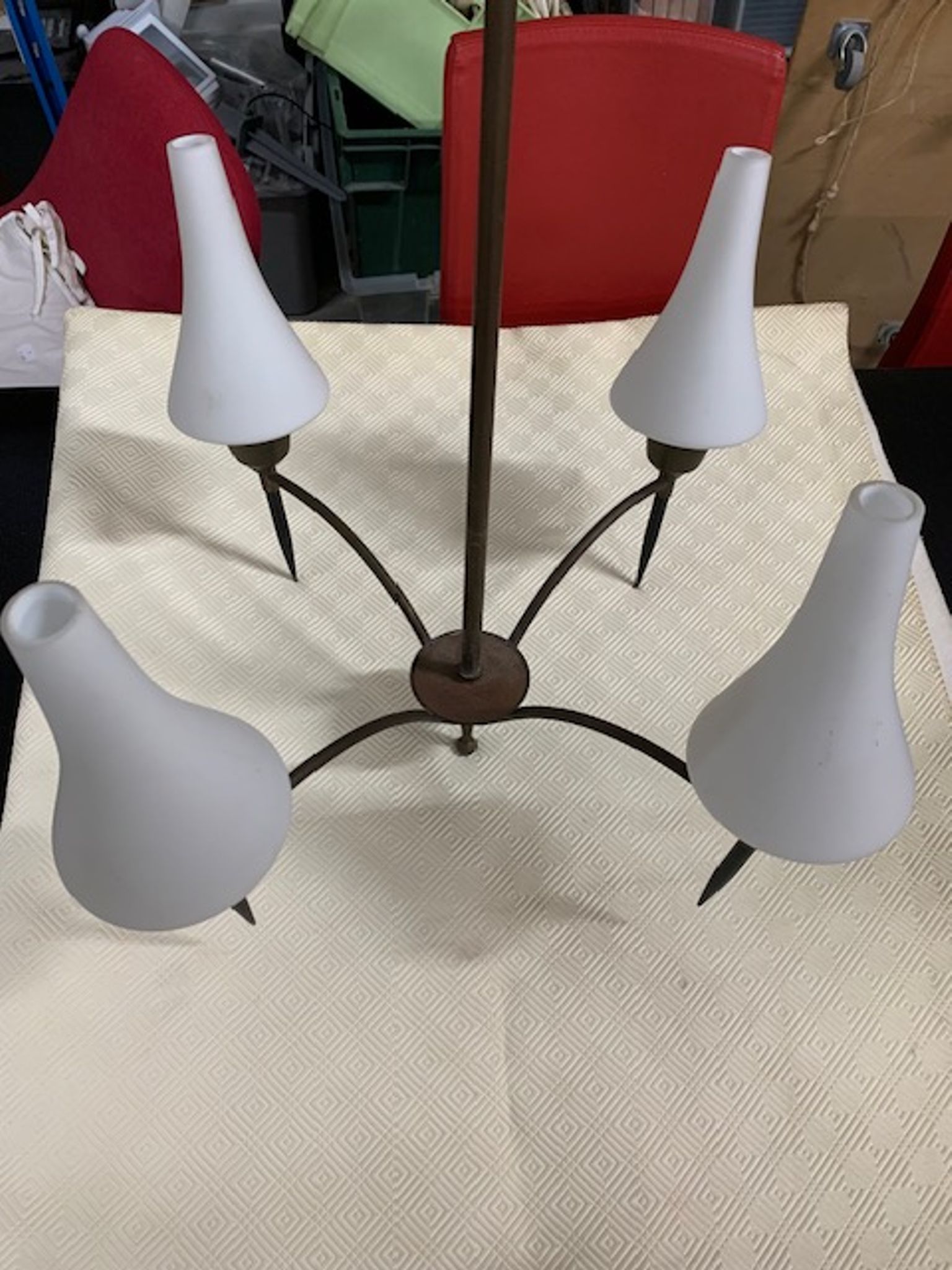 Vintage brass ceiling lamp
