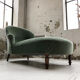 Meridian Napoleon III green velvet