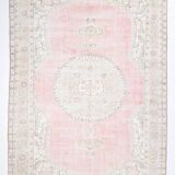 7x10 Shades Of Blush Pink Persian Rug,211x323Cm
