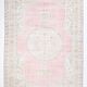 Nuances de tapis persan rose blush , 211x323Cm