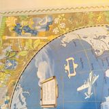Air France Lucien Boucher 1950 planisphere.