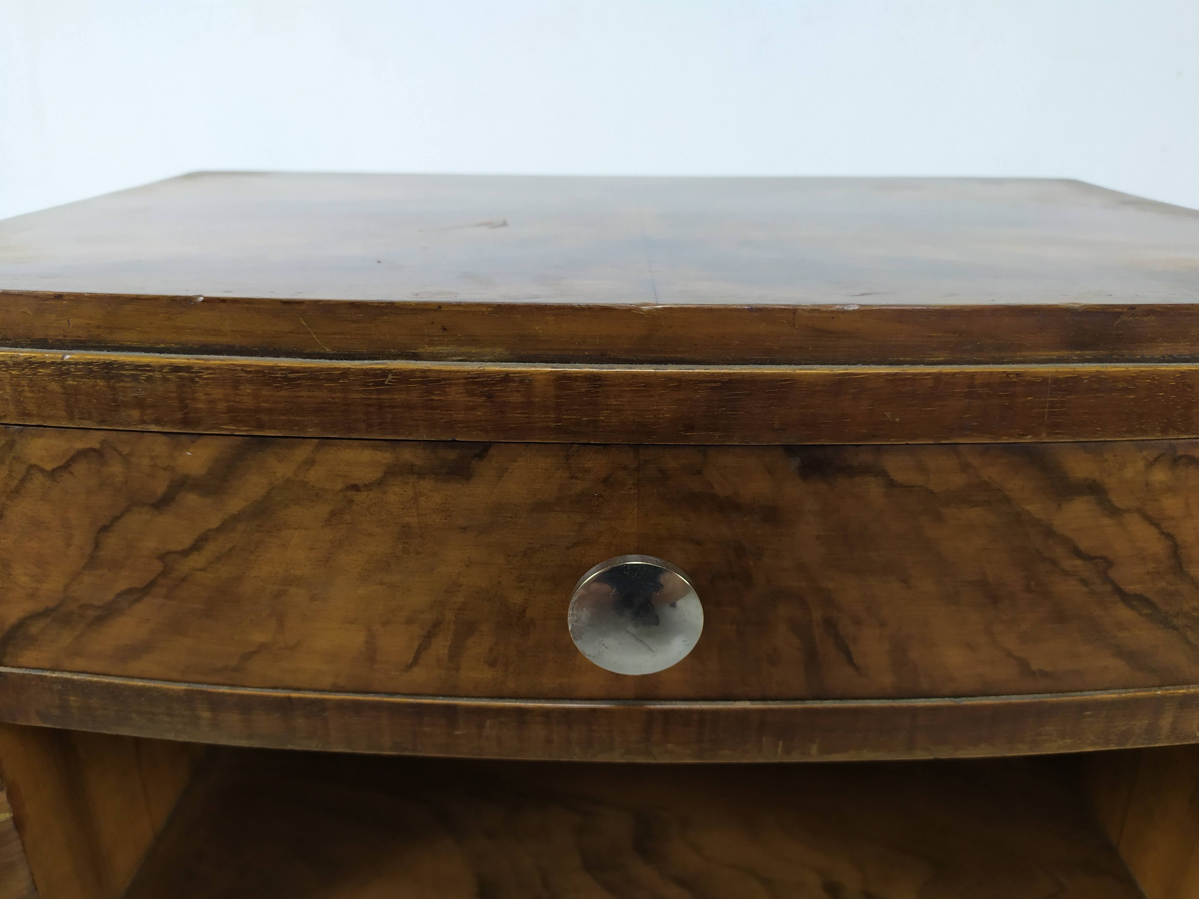 Pair of art deco bedside tables