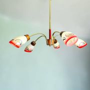 Chandelier moderne à 5 bras Sputnik
