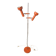 Lampadaire vintage doube spots orientables orange