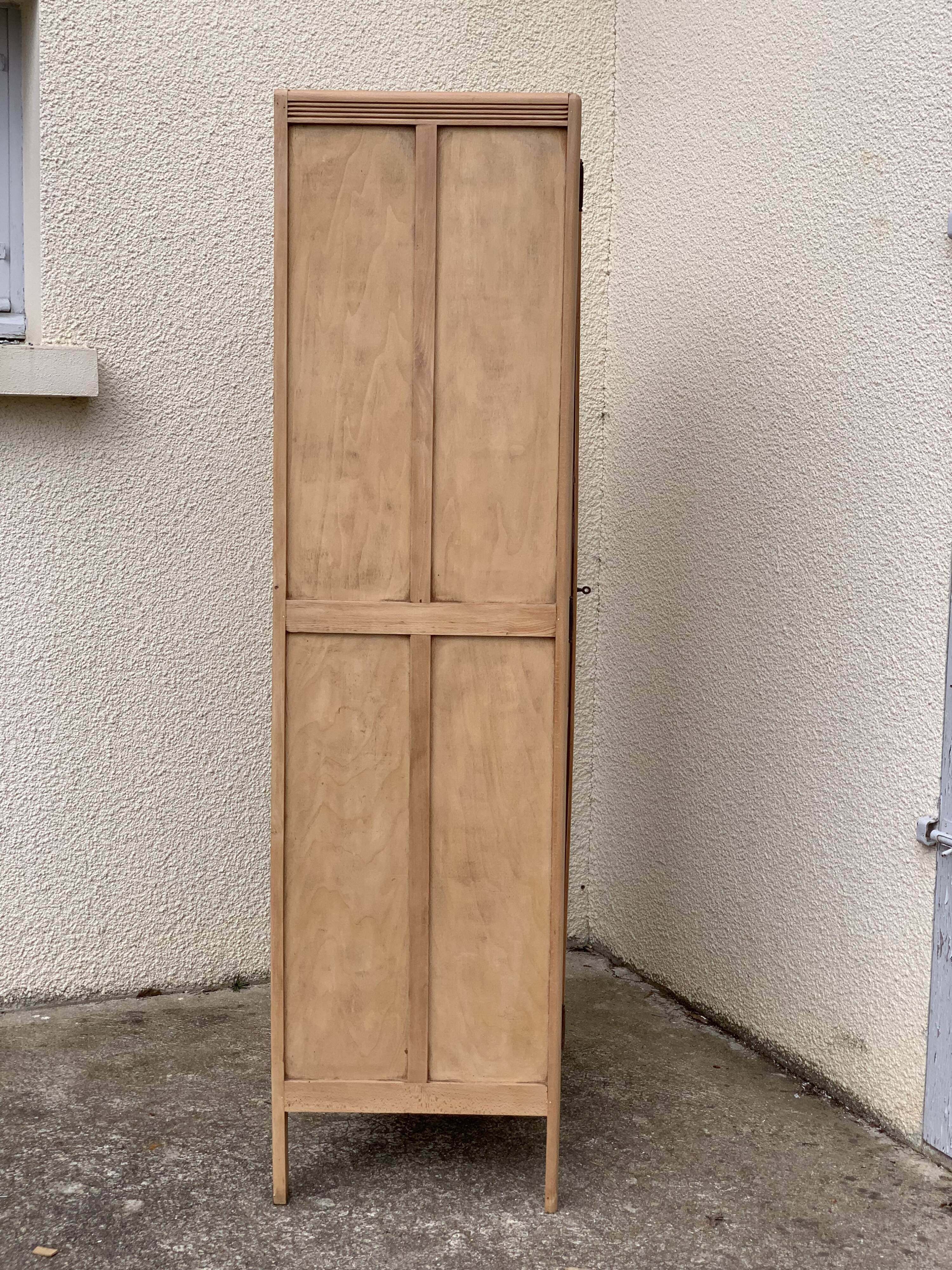 Parisian art deco cabinet 1930 raw wood