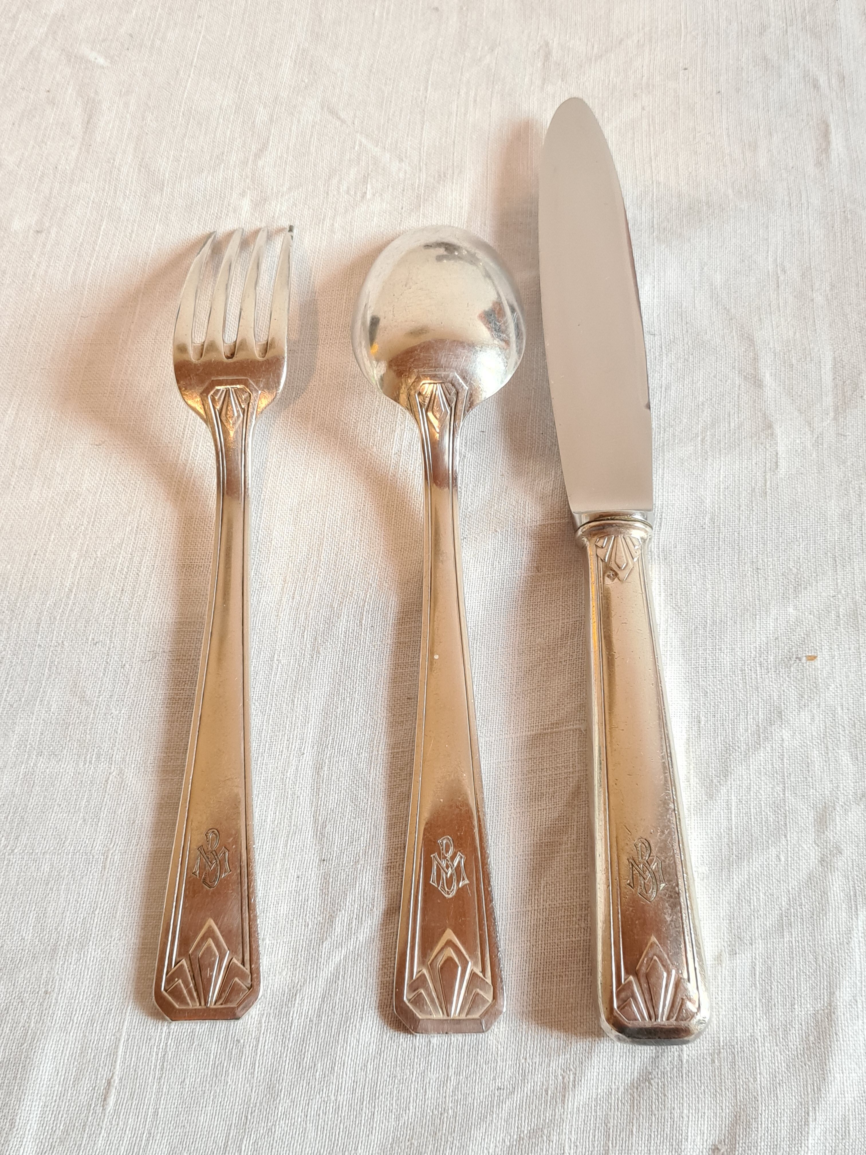 Silver cutlery