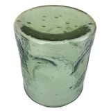 1970s (lot 3) 5 orangeade glasses Bubbled and coloured glass