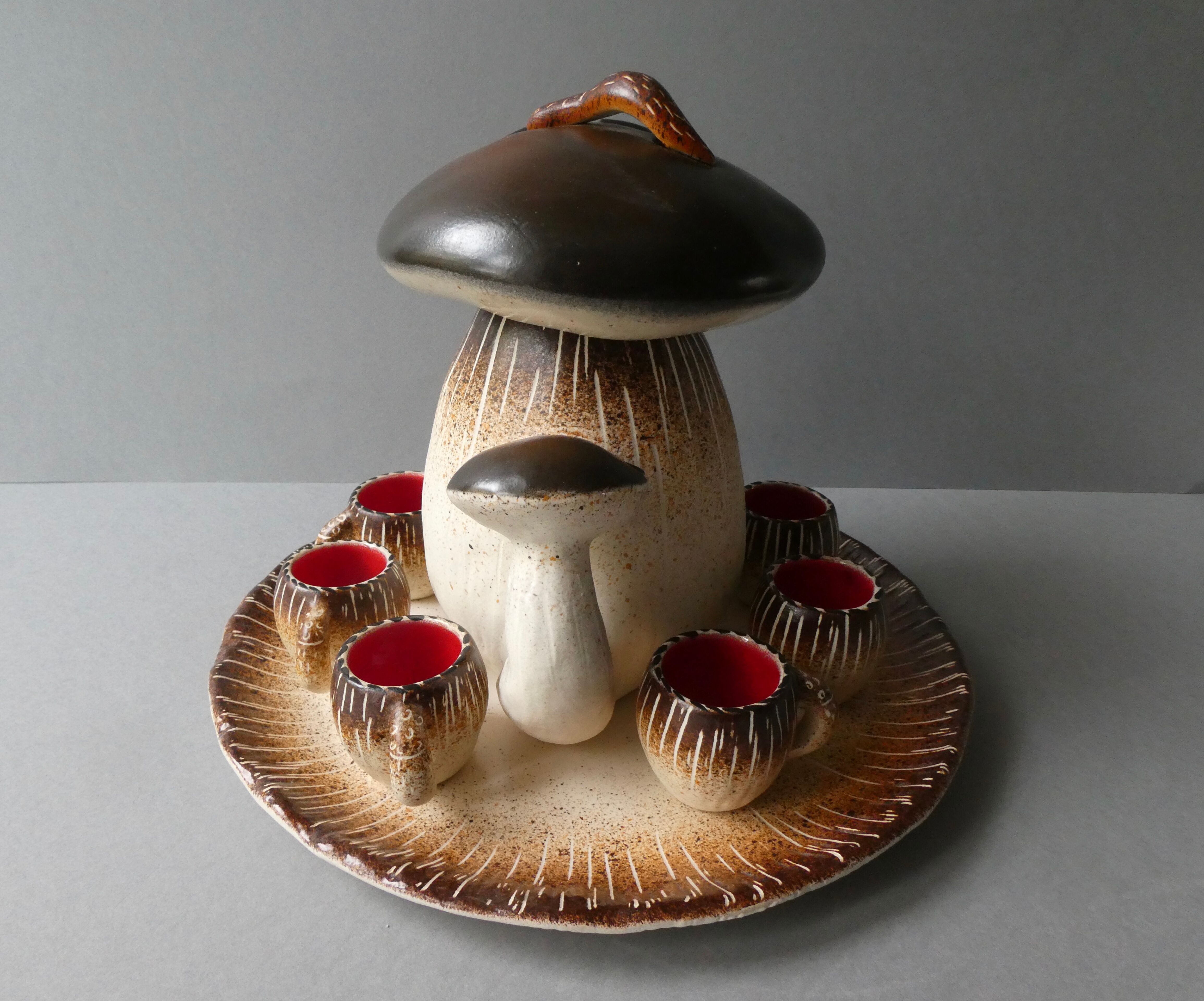 Digestive service Bruno Dose Poterie du Breuil 60s