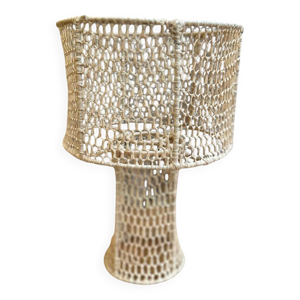 Lampe naturelle en raphia
