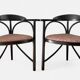 2 x chaise triangle Thonet 91 par Michael Thonet