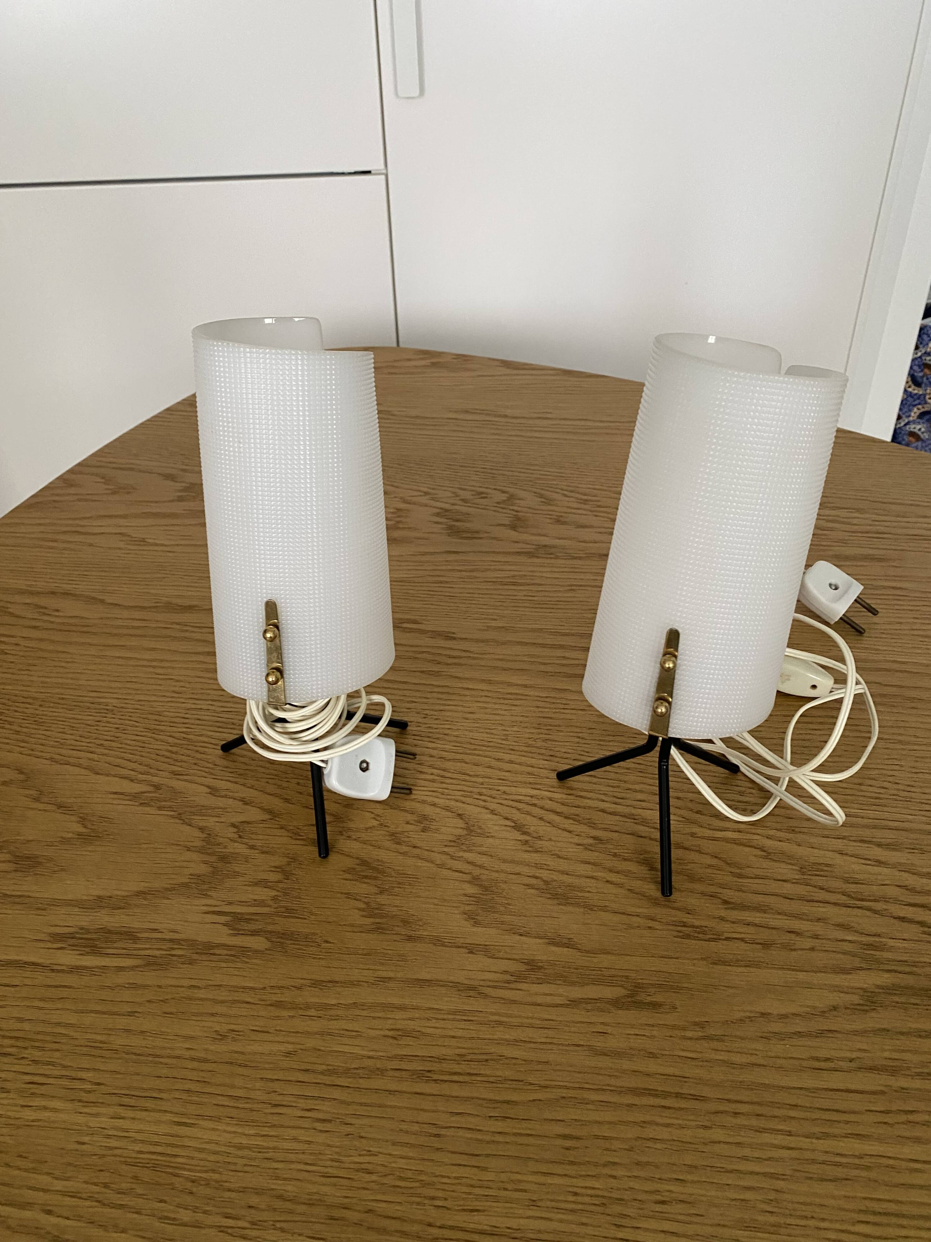 50s bedside lamps
