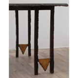 Sculptural coffee table by Jean-Jacques Argueyrolles circa 1990