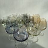 Coffret de 10 verres à Cognac de Luminarc en verre coloré