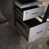 Metal industrial desk