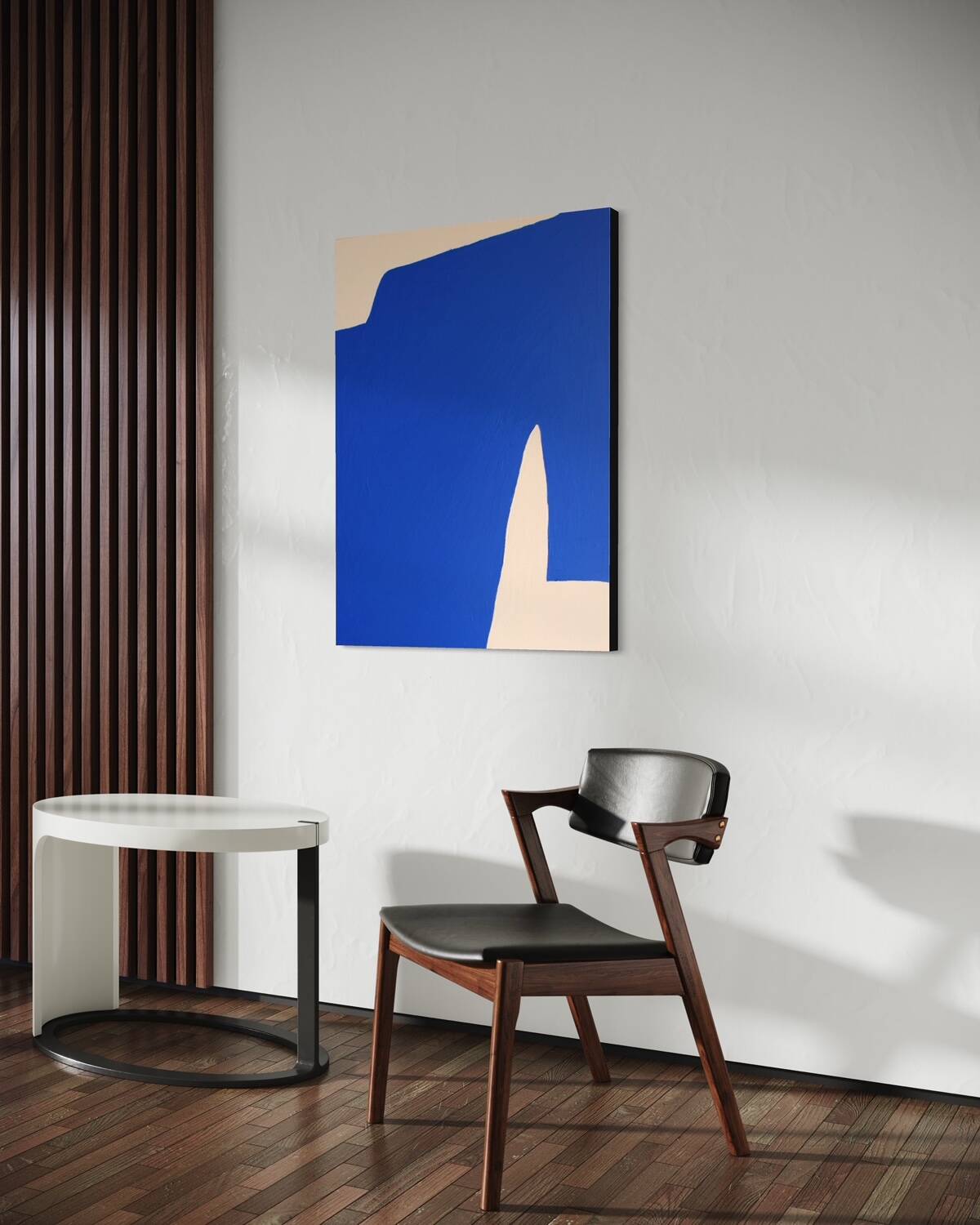 Contemporary abstract Blue Klein 1