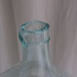 Demijohn in white glass
