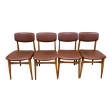 Set of 4 Scandinavian chairs