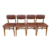 Set of 4 Scandinavian chairs