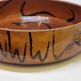 Antique glazed earthenware terrine with black spots, 18th century? 18th century?